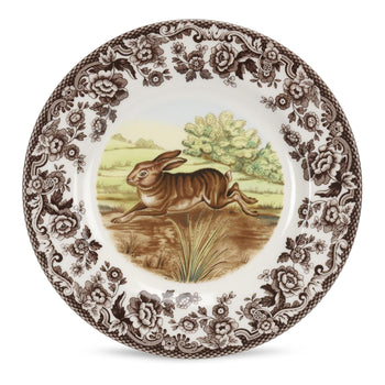 Spode Salad Rabbit Woodland Plate 8 Inch